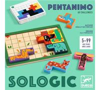 Djeco Casse-tête Sologic Pentanimo Multicolore E