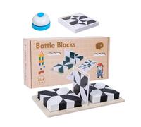 Casse-tête en Blocs de Bois - Jeu de Logique en Bois - Jeu Éducatif de Puzzle,pour et Adultes, Voyage, École, Fête, Anniversaire, Vacances, Soirées en Famille, Activité de Groupe
