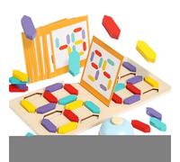 Casse-Tête en Bois avec des Chiffres - Jeu de Défi avec Association de Blocs Numériques | Puzzles en Bois,pour Les en Salle de Classe, à la Maternelle et sur Le Bureau, Activité Éducative, Petit