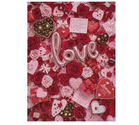 Casse-tête en bois de 35/70/120/200/300/500/1000 pièces pour adultes - Casse-tête vertical en forme de cœurs de Saint-Valentin - Bois de peuplier de qualité supérieure avec séparation pour lettres