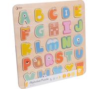 Casse-tête en bois Montessori Apprendre l'alphabet Lettres Mots 27 El. Lumarko !