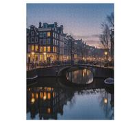 Casse-tête en bois pour adultes - 35/70/120/200/300/500/1000 pièces - Puzzle vertical en bois de peuplier de qualité supérieure avec séparation de lettres - Impression UV - Décoration murale et cadeau