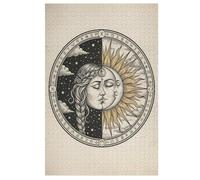 Casse-tête en bois pour adultes - 35/70/120/200/300/500/1000 pièces - Puzzle vertical en bois de peuplier de qualité supérieure avec séparation de lettres - Impression UV - Décoration murale et cadeau