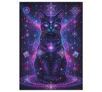 Casse-tête en bois pour adultes - 35/70/120/200/300/500/1000 pièces - Puzzle vertical en bois de peuplier de qualité supérieure avec séparation pour lettres - Imprimé UV - Décoration murale à faire