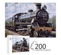 Casse-tête en Bois pour Adultes - Locomotive à Vapeur Train2-200 pièces - 24,9 x 35,3 cm - Convient pour Les Amateurs de Puzzle Adultes