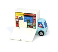 Vilac Jeu de logique en bois Pack it Right Déménagement – 19 pièces, camion en bois – Dès 5 ans