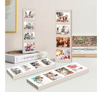Casse-tête en brique de construction personnalisée, cadeau souvenir, cadeau pour papa, bloc de construction, puzzle, cadeau d'anniversaire, couples, anniversaire de mariage (taille S, simple face)