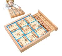 Casse-Tête - Jeu de Réflexion Numérique, Plateau Puzzle Bois | Jouet Stratégie Intelligente, Défi Logique, Outil Apprentissage Mathématique, Activité Ludique Famille, Idée Cadeau Originale pour