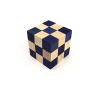 Casse-tête le cube serpent m bleu