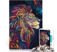 Casse-tête Lion sacré Puzzle 1000 pièces pour Adolescents 50x75cm Activités Amusantes à la Maison, Cadeaux d'anniversaire, Cadeaux de Voyage,