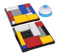 Casse-tête Logique et Cérébral pour - Jeu éducatif Stimulant l'Intelligence | Blocs de Puzzle d'Entraînement Cérébral,Pour la Maison les Voyages l'École et les Activités en Extérieur