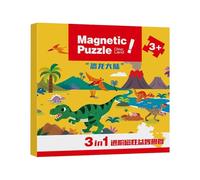 Casse-Tête Magnétique - Jeu Éducatif Magnétique - Jouet De Voyage Éducatif pour D'Âge Préscolaire Le Développement De La Coordination Œil-Main Et De La Motricité Fine - Développement Motr
