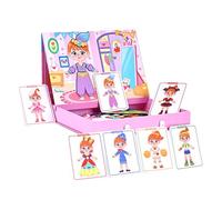 Casse-Tête Magnétique - Jeu Magnétique Réversible à Deux Faces - Puzzle aux Visages Changeants - pour Adolescents Famille École Maison Salle de Classe