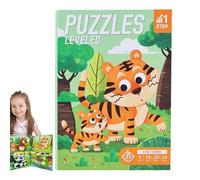 Casse-Tête Magnétique,Puzzle de Voyage Magnétique | Livre D'Activités et Jeux Éducatifs pour Apprentissage Filles Garçons Anniversaire Voyage