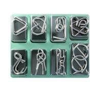 Casse-tête Métallique pour,Puzzle à délier en Fer - Jeu d'emboîtement et de déverrouillage | Cadeau pour Adultes Voyage Maison