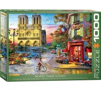 Casse-Tête Notre Dame Au Coucher De Soleil 1000 Pièces 680Mm X 480Mm (Pz)
