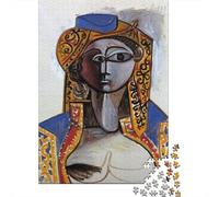Casse-tête Pablo Picasso 1000 Pièces, Convient Aux Adolescents Et Aux Adultes, Tableaux célèbres du Monde Puzzle Impossible, Puzzles en Bois Peinture Décorations Et Cadeaux Uniques pour La Maison