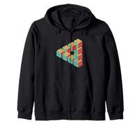 Casse-tête Penrose Triangle Speed Cubing Vintage Sweat à Capuche