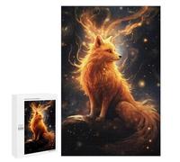 Casse-tête pour Adolescents 1000 PCS Cosmic Fox Spirit Casse-tête pour Adultes, Jeu De Réflexion, Décoration Intérieure, Cadeaux Anti-Stress 1000 PCS