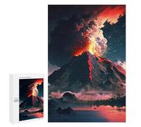 Casse-tête pour Adolescents 1000 PCS Eruption Volcano Casse-têtes pour Adultes, Jeu De Réflexion, Anti-Stress, Cadeau d'anniversaire Original 1000 PCS