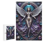 Casse-tête pour Adolescents 1000 PCS Galactic Angel Steampunk Casse-tête pour Adultes, Jeu De Réflexion, Décoration Intérieure, Cadeaux Anti-Stress 1000 PCS