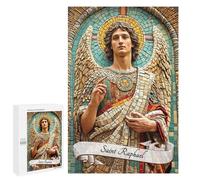 Casse-tête pour Adolescents 1000 PCS Saint Raphael Archangel Casse-tête pour Adultes, Jeu De Réflexion, Décoration Intérieure, Cadeaux Anti-Stress 1000 PCS