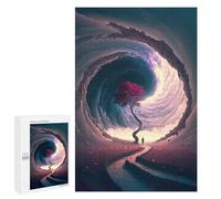 Casse-tête pour Adolescents 1000 PCS Spiral Path to The Tree of Dreams Casse-tête pour Adultes, Jeu De Réflexion, Décoration Intérieure, Cadeaux Anti-Stress 1000 PCS