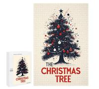 Casse-tête pour Adolescents 1000 PCS The Christmas Tree Casse-tête pour Adultes, Jeu De Réflexion, Décoration Intérieure, Cadeaux Anti-Stress 1000 PCS