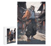 Casse-tête pour Adolescents 1000 PCS Tiger Karate Fighter Casse-tête pour Adultes, Jeu De Réflexion, Décoration Intérieure, Cadeaux Anti-Stress 1000 PCS