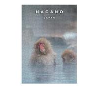 Casse-tête pour Adolescents 38x26cm/1000pcs Jigokudani Monkey Casse-tête pour Adolescents Jeu De Réflexion Cadeaux De Décoration Parfaits pour Les Amis Et La Famille 38x26cm/1000pcs