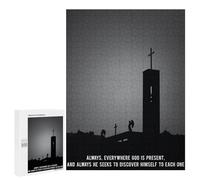 Casse-tête pour Adolescents 500 PCS Christ Quote to Remember 2 Casse-tête pour Adultes, Jeu De Réflexion, Décoration Intérieure, Cadeaux Anti-Stress 500 PCS