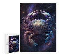 Casse-tête pour Adolescents 500 PCS Cosmic Crab Art Print-3 Casse-têtes pour Adultes, Jeu De Réflexion, Anti-Stress, Cadeau d'anniversaire Original 500 PCS
