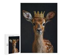 Casse-tête pour Adolescents 500 PCS Deer King Casse-tête pour Adultes, Jeu De Réflexion, Décoration Intérieure, Cadeaux Anti-Stress 500 PCS