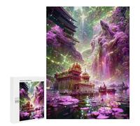 Casse-tête pour Adolescents 500 PCS Fantasy Floating Islands Casse-tête pour Adultes, Jeu De Réflexion, Décoration Intérieure, Cadeaux Anti-Stress 500 PCS