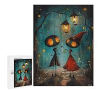 Casse-tête pour Adolescents 500 PCS Lantern Lit Love Enchanted Ant Encounter Casse-tête pour Adultes, Jeu De Réflexion, Décoration Intérieure, Cadeaux Anti-Stress 500 PCS