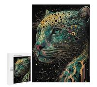 Casse-tête pour Adolescents 500 PCS Leopard Japan Style Casse-tête pour Adultes, Jeu De Réflexion, Décoration Intérieure, Cadeaux Anti-Stress 500 PCS