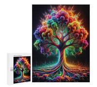 Casse-tête pour Adolescents 500 PCS The Neon Grove Casse-tête pour Adultes, Jeu De Réflexion, Décoration Intérieure, Cadeaux Anti-Stress 500 PCS