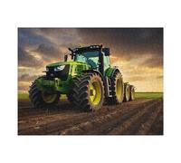 Casse-tête pour Adolescents 52x38cm/1000pcs Powerful Farm Tractor in Action Casse-tête pour Adolescents Jeu De Réflexion Cadeaux De Décoration Parfaits pour Les Amis Et La Famille 52x38cm/1000pcs