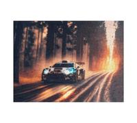Casse-tête pour Adolescents 52x38cm/1000pcs Racing Through The Forest at Sunset Casse-tête pour Adolescents Jeu De Réflexion Cadeaux De Décoration Parfaits pour Les Amis Et La Famille 52x38cm/1000pcs
