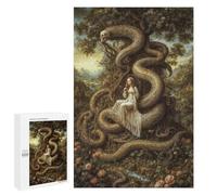 Casse-tête pour Adultes 1000 PCS Eve and Serpent Casse-tête pour Adultes, Jeu De Réflexion Difficile, Idéal comme Cadeau 1000 PCS