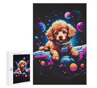 Casse-tête pour Adultes 1000 PCS Poodle Puppy Casse-tête pour Adultes, Jeu De Réflexion Difficile, Idéal comme Cadeau 1000 PCS
