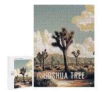 Casse-tête pour Adultes 500 PCS Joshua Tree National Park Casse-tête pour Adultes, Jeu De Réflexion Difficile, Idéal comme Cadeau 500 PCS