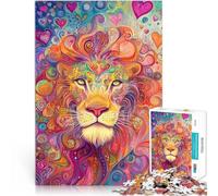 Casse-tête pour Lion sacré Puzzle 2000 pièces pour Adolescents 70x100cm avec des pièces de Formes aléatoires entièrement imbriquées Convient aux 14 Ans et Plus