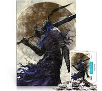 Casse-tête pour Loup Solitaire Puzzle 1000 pièces pour Adultes 26x38cm avec Affiche et Feuille de Questions correspondantes à partir de 14 Ans