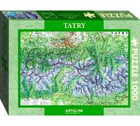 Casse-tête pour un voyageur Carte touristique des Tatras 1:50 000 - 1 000 éléments