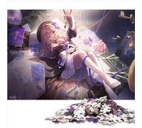 Casse-tête | Puzzles 1000 pièces pour Adultes Honkai Star Rail Herta 100% Carton recyclé Puzzles Difficiles et Difficiles 26x38 cm