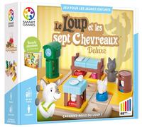 Smart Games Jeu de réflexion Le Loup et les Sept Chevreaux Deluxe, 48 défis, 3-7 ans