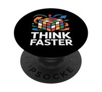 Casse-tête Think Faster Puzzle Cube Logic PopSockets PopGrip Adhésif