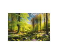 Casse-tête vert forêt robuste de 2 mm pour adulte 1000 pièces