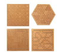 Casse-têtes en Plateau Fractal, Puzzle en Bois Qui Fait Travailler l'esprit, Puzzle en Bois Difficile pour Adultes, Labyrinthe Créatif Irrégulier Et Unique All